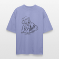 Oversize Shirt – Setter macht netter - violet