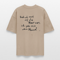 Oversize Shirt – Geh du mal auf die Nerven - stone