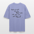 Oversize Shirt – Geh du mal auf die Nerven - violet