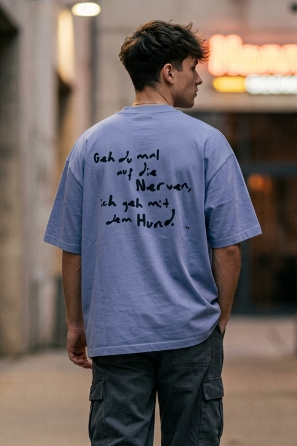 Oversize Shirt – Geh du mal auf die Nerven