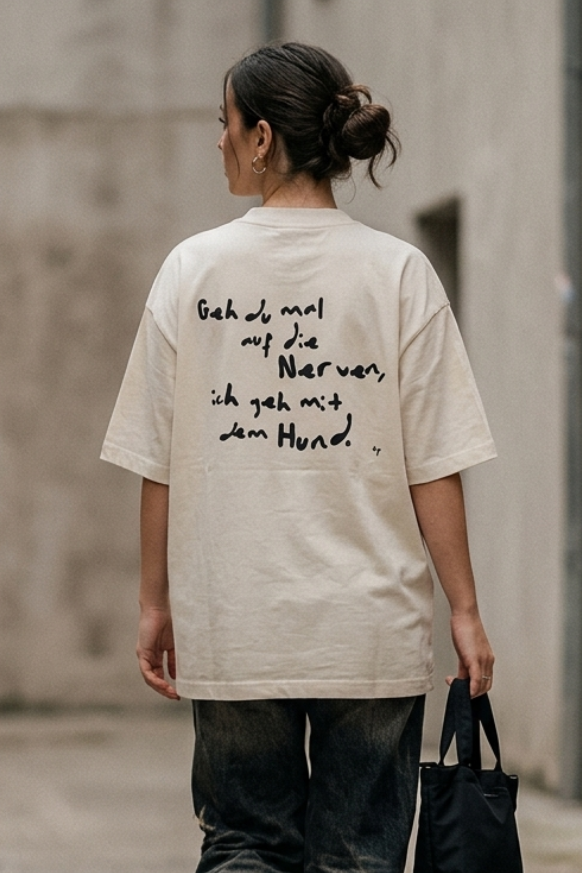 Oversize Shirt – Geh du mal auf die Nerven