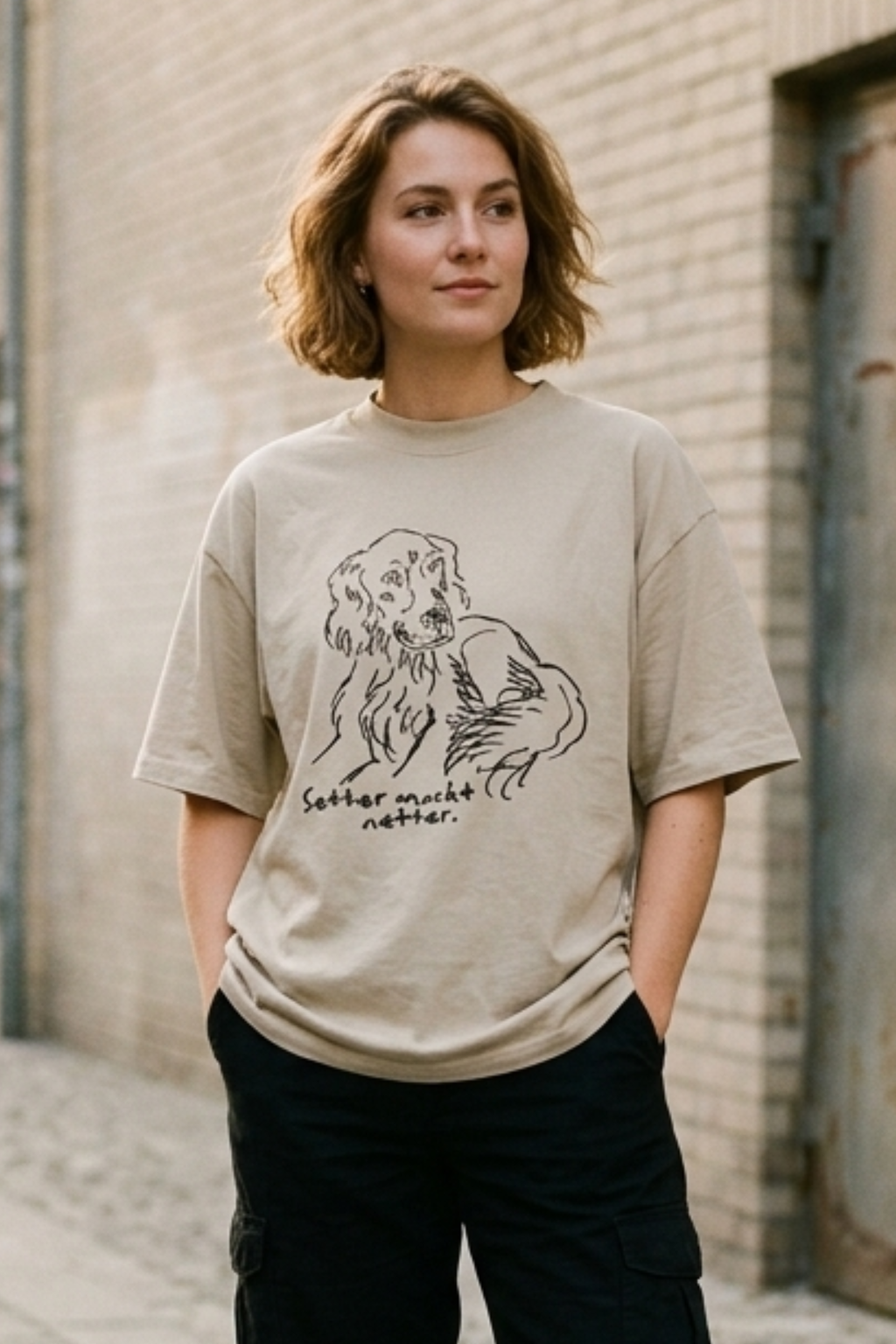 Oversize Shirt – Setter macht netter